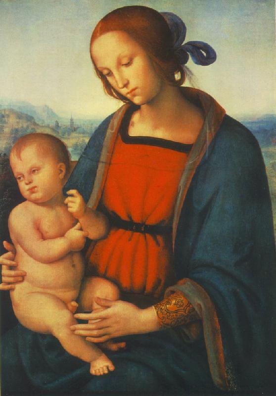 PERUGINO, Pietro Madonna with Child af Sweden oil painting art